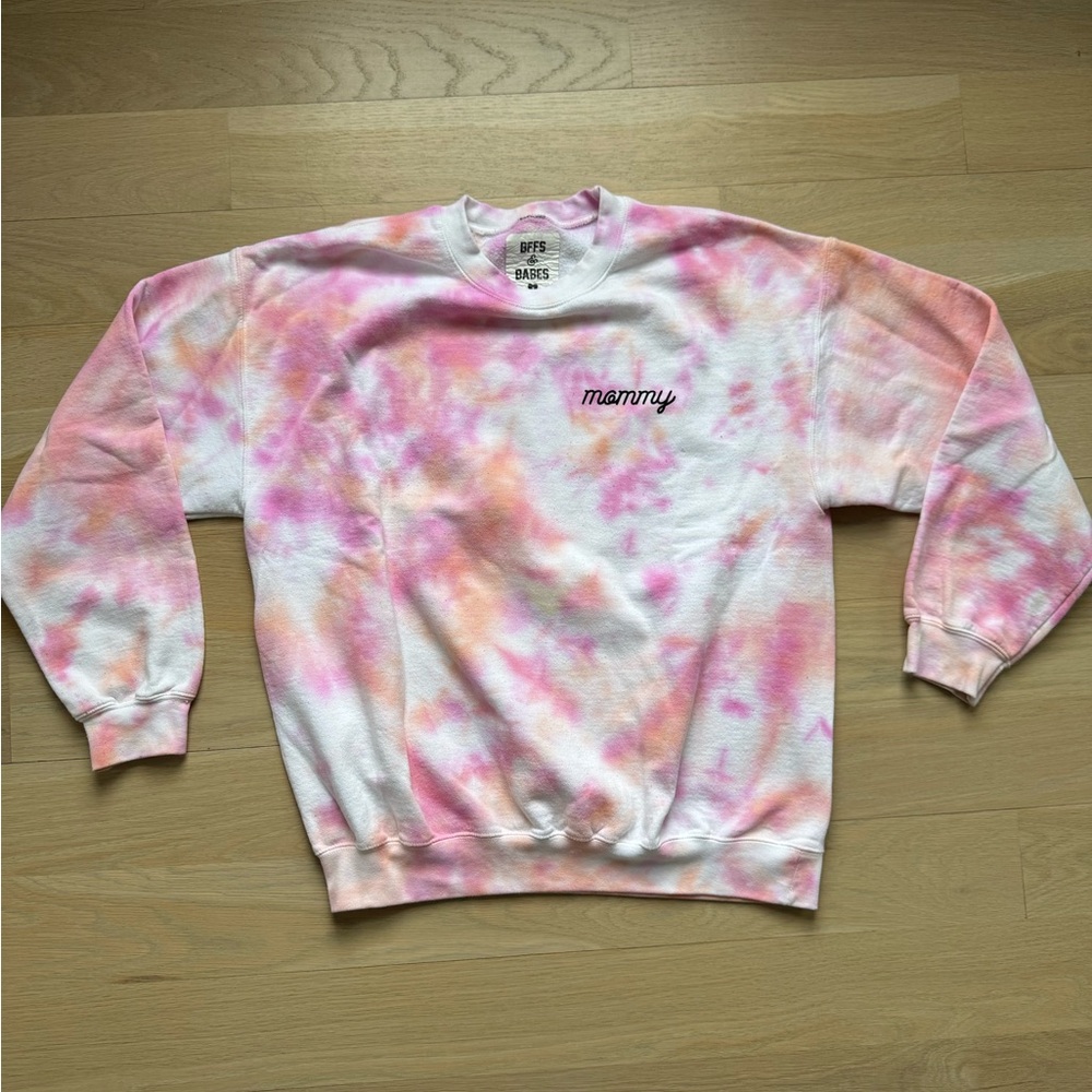 BFF & Babes Mommy Tie-Dye Sweatshirt
